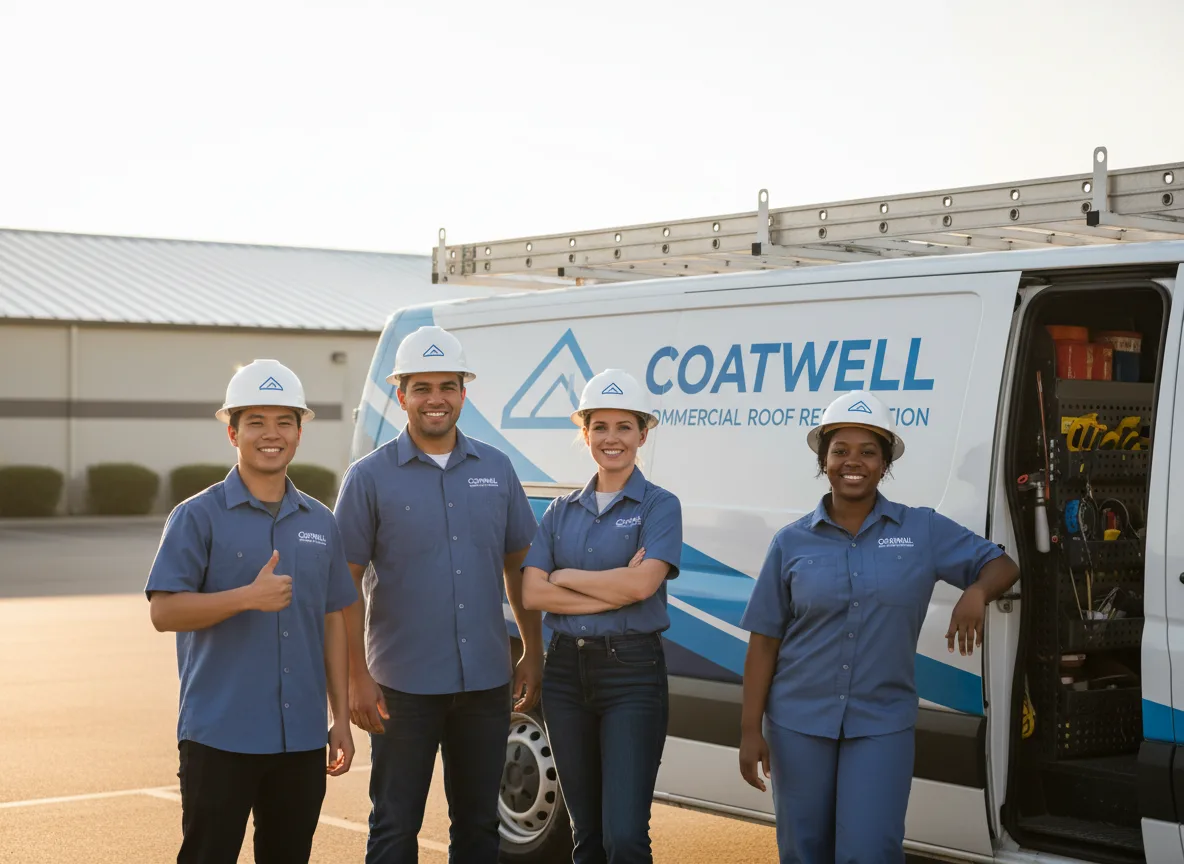 Commercial roof coating company in Clairfield, TN